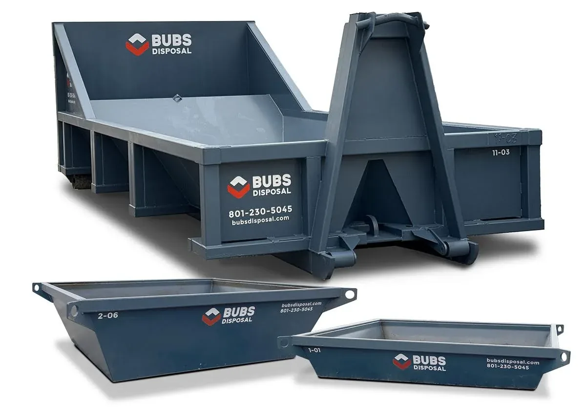 Bubs concrete washout pans and roll-offs