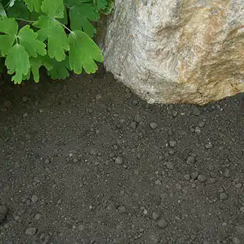 Pile of premium screened topsoil ready for delivery