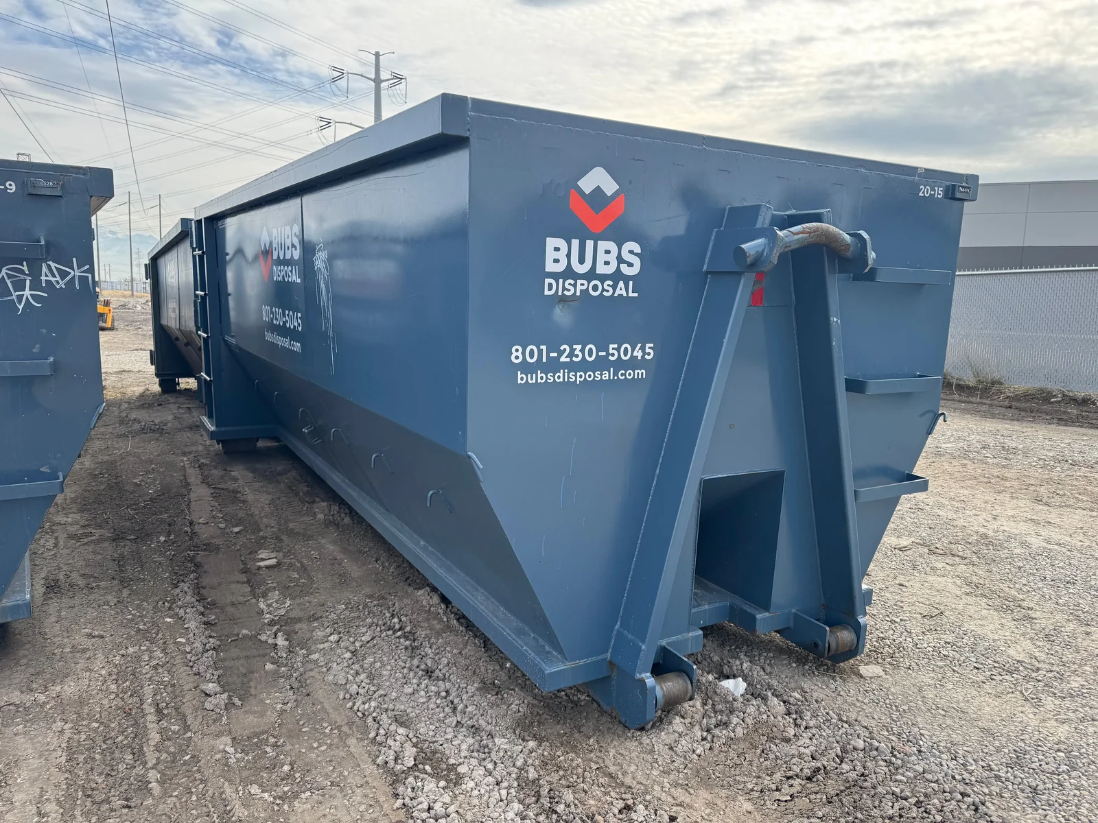 Bubs Disposal 15 yard roll-off dumpster